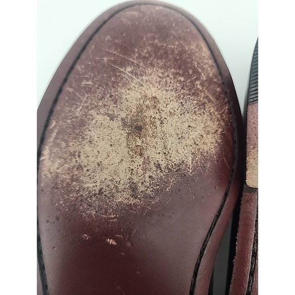 Men\'s Cole Haan Pinch Tassel Loafers In Black Leather Size 9.5‎ B